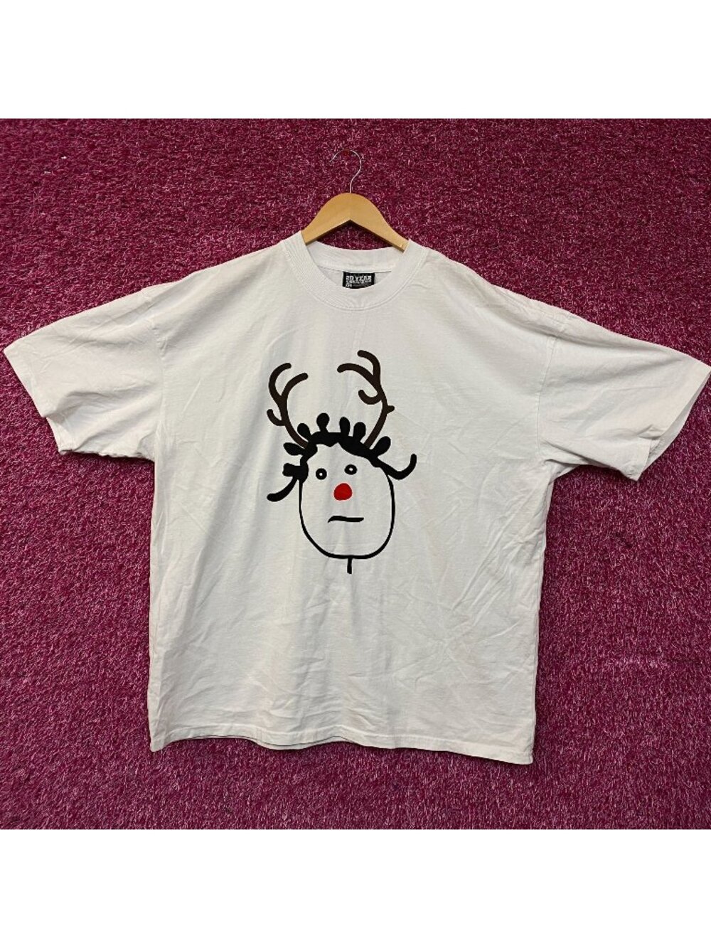 Rihanna R20 "Rhenna" Holiday Doodle 20th Anniversary Graphic T-Shirt XL